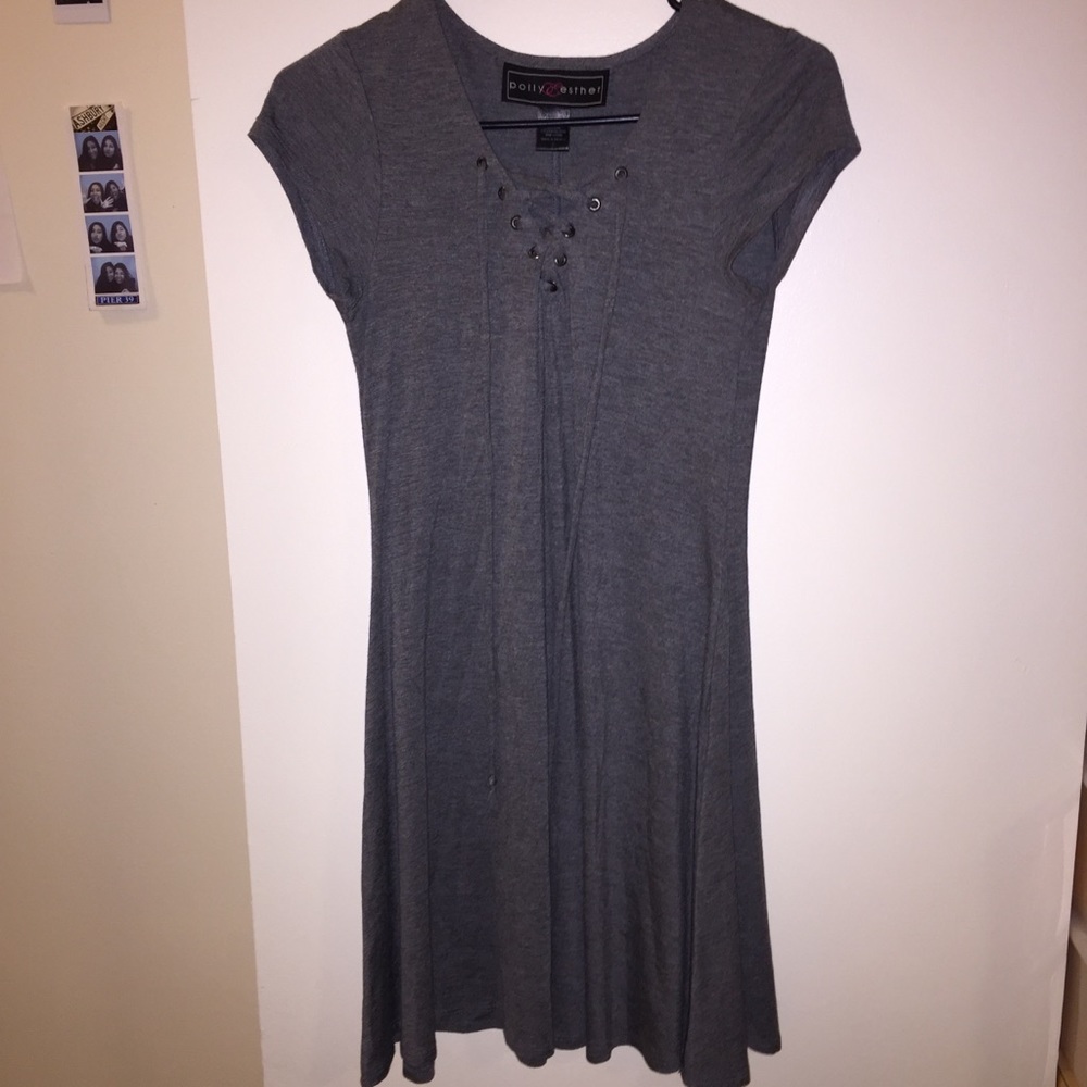 Gray or Grey Dress - loose and casual
